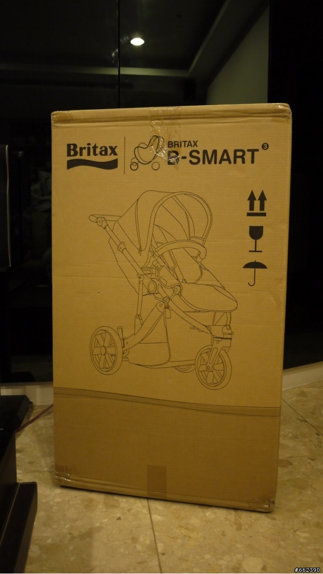 給我準備出生的女兒 聖誕節的禮物 BRITAX SMART 推車  開箱分享