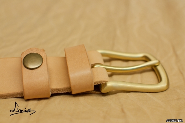 ［開箱］吳豐仁手工原色皮帶