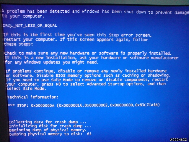 灌完WIN7後一直出現當機