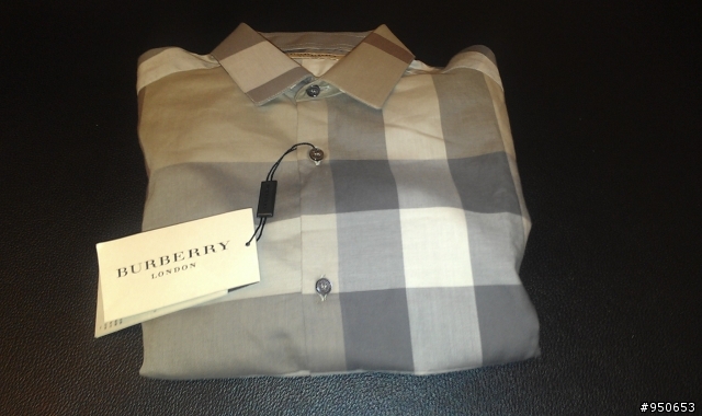 Burberry London 基本款格紋襯衫(同場加映HERMES琺瑯手環)