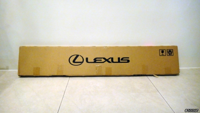 等了14天，終於到貨了，lexus日本官方選配品（RX450h後保桿防刮飾板）以安裝到車上