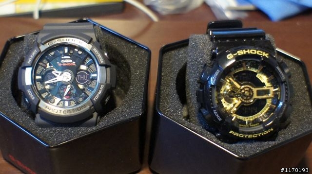 滿滿金屬元素和「X」胎紋設計元素的~~G-SHOCK GA-200 1A開箱