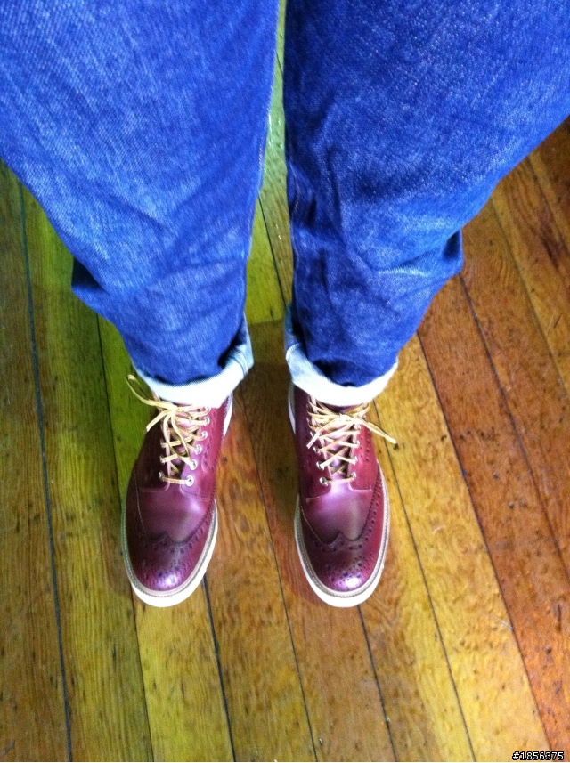 [好鞋分享] Tricker's for Present Burgundy Brogue Boots