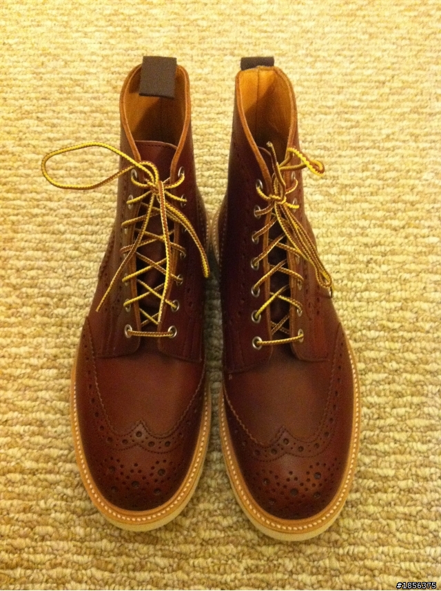 [好鞋分享] Tricker's for Present Burgundy Brogue Boots