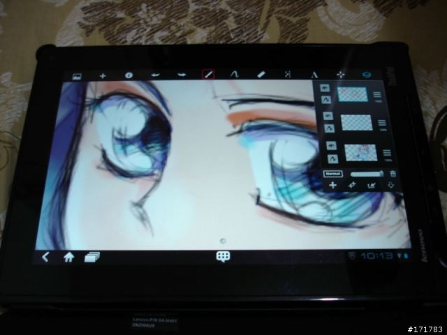 聯想thinkpad tablet + sketchbook pro 目前最佳的隨手塗鴨方案...