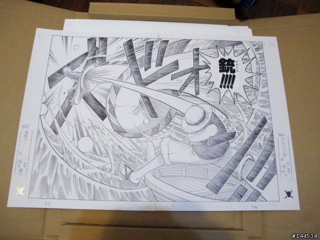 不專業！日版海賊王複製原稿開箱囉！！[漫畫也入手囉~]