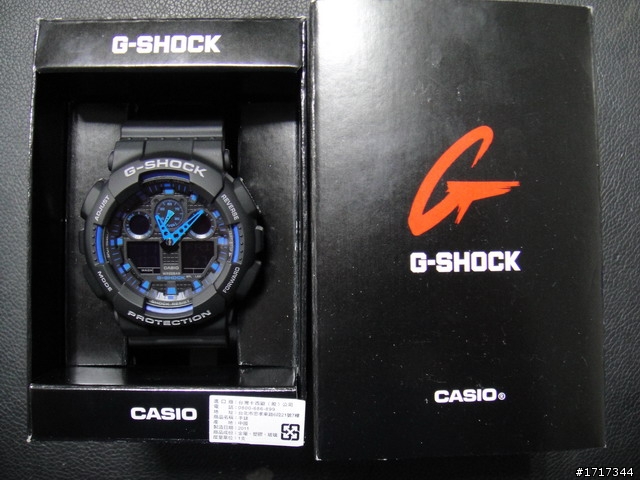 [開箱] G-SHOCK GA-100藍黑款