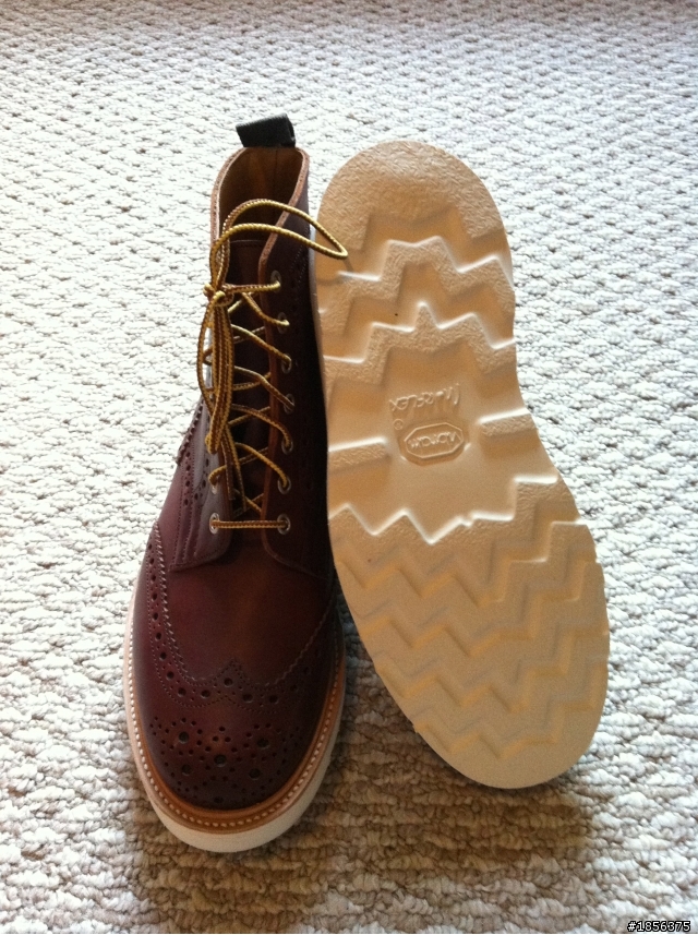 [好鞋分享] Tricker's for Present Burgundy Brogue Boots