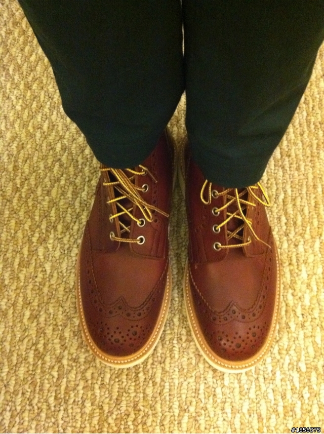 [好鞋分享] Tricker's for Present Burgundy Brogue Boots
