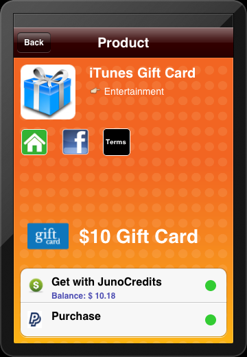 [詳細圖文教學] 用免費app換取ITunes美金禮卡：JunoWallet！