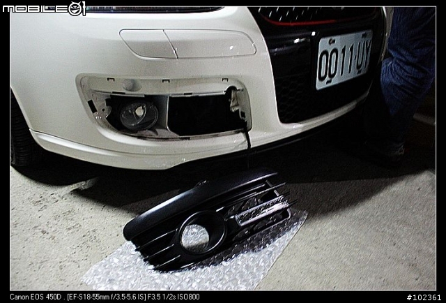 [改裝分享] GTI MK5 R-LINE 霧燈罩 DRL 日行燈