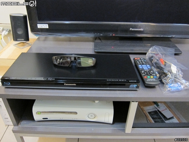 『開箱』簡單分享 Panasonic  DMP-BDT110GT 3D藍光播放機