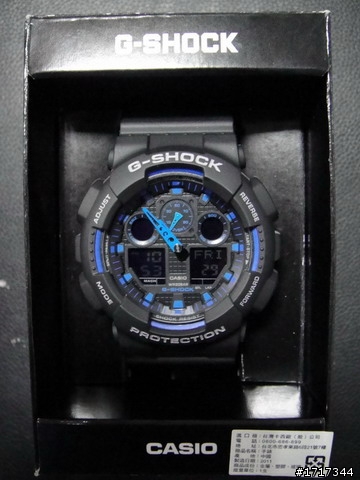 [開箱] G-SHOCK GA-100藍黑款