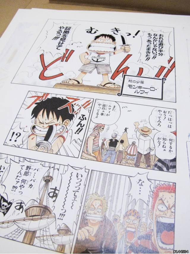不專業！日版海賊王複製原稿開箱囉！！[漫畫也入手囉~]
