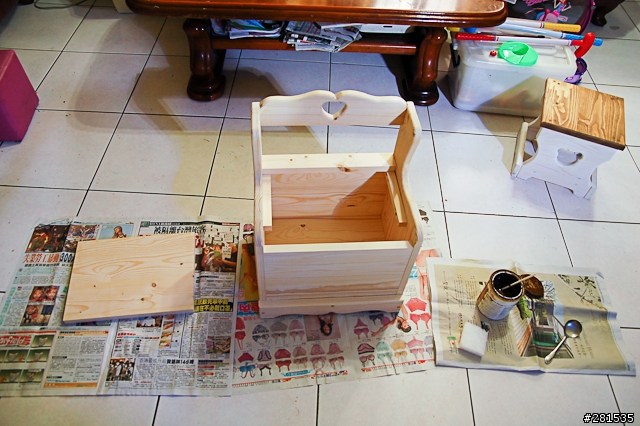 [DIY] 鄉村風愛心掀屁椅