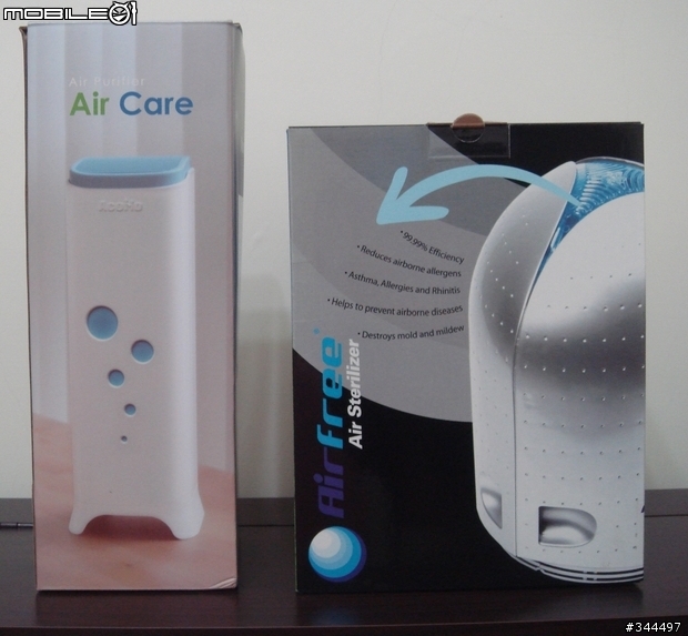 另類空氣清靜機(空氣殺菌機)AcoMo AirCare vs Airfree Onix 3000