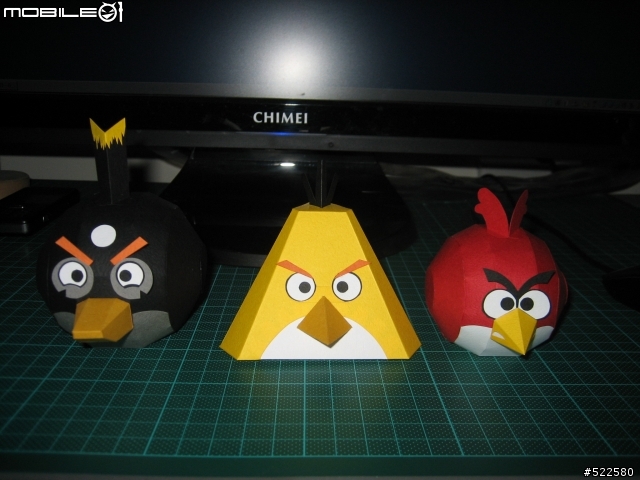 (紙模型)Angry Birds 憤怒鳥(2012/11/08 更新)
