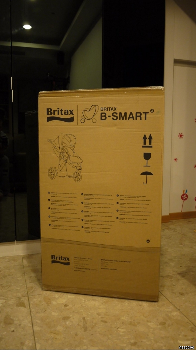 給我準備出生的女兒 聖誕節的禮物 BRITAX SMART 推車  開箱分享