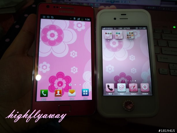 [開箱] 玫瑰紅?櫻花粉?繽紛新色 桃粉色samsung galaxy S2 (i9100)分享