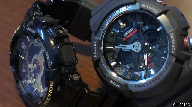 滿滿金屬元素和「X」胎紋設計元素的~~G-SHOCK GA-200 1A開箱