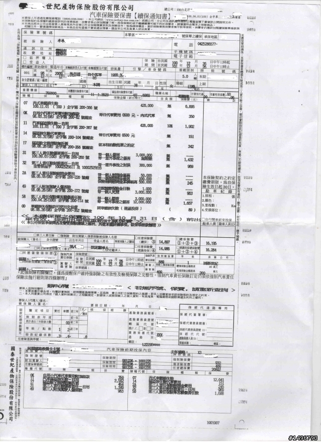 我的新馬三五門邁向"第三年"的保險單