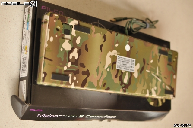 [不專業開箱]FILCO Majestouch 2 Camouflage 迷彩塗裝 青軸英文 機械式鍵盤
