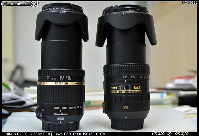 兩款旅遊鏡的比較：Nikon 18-200 VRII 與 Tamron 18-270 B008