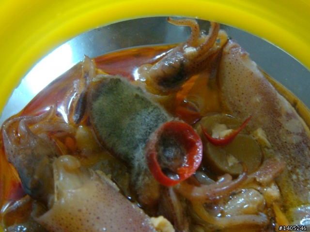 發霉的澎湖名產小管醬