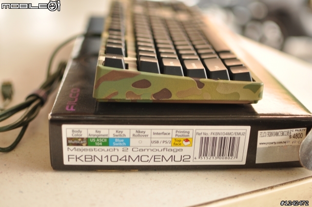[不專業開箱]FILCO Majestouch 2 Camouflage 迷彩塗裝 青軸英文 機械式鍵盤