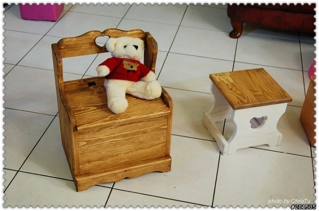 [DIY] 鄉村風愛心掀屁椅