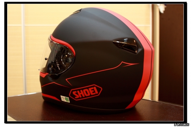 消光黑~SHOEI ~QWEST BLOODFLOW ~ 女王的帽~~開箱!! 開箱!!!