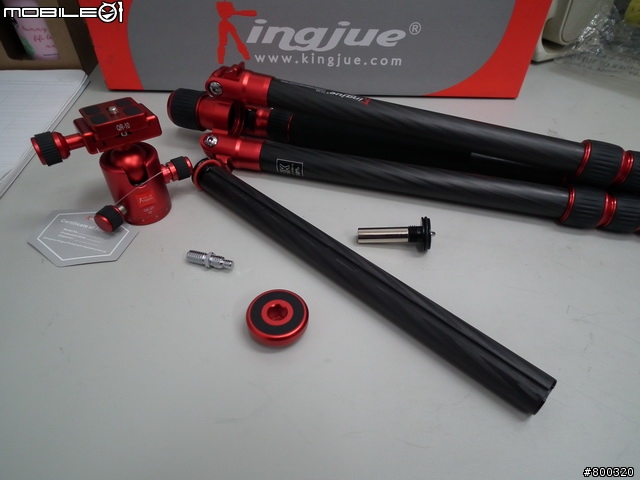 [分享] Kingjue CC-258 勁捷 四節 碳纖維 彩色腳架