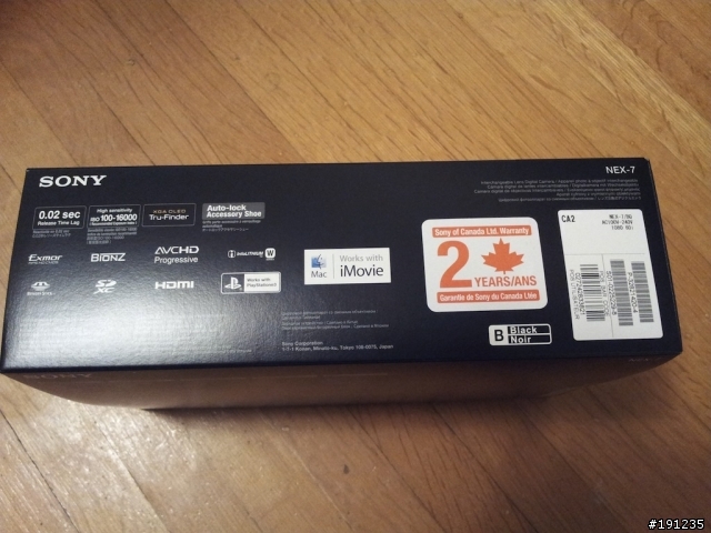 剛回可愛的家。。收到的聖誕禮物。。NEX7
