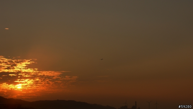 台北港的夕陽