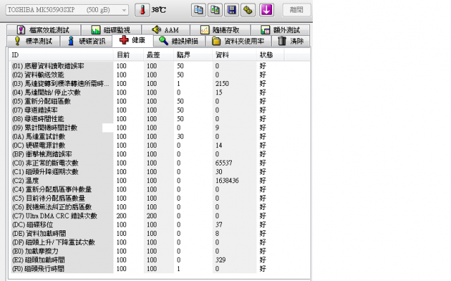 SONY VAIO SB35 HDTUNE 測試問題