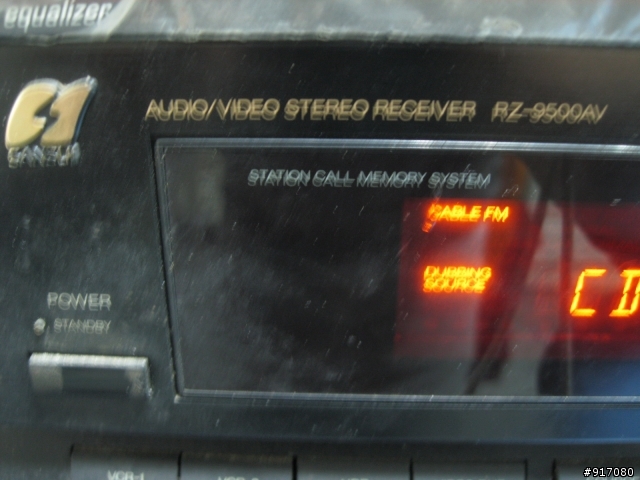 (求助)山水RZ-9500AV 古董級AV擴大機 為何不能接收FM廣播??