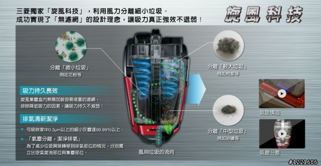 三菱氣旋型吸塵器試用分享--泛用、好用、實用的家中掃除好幫手