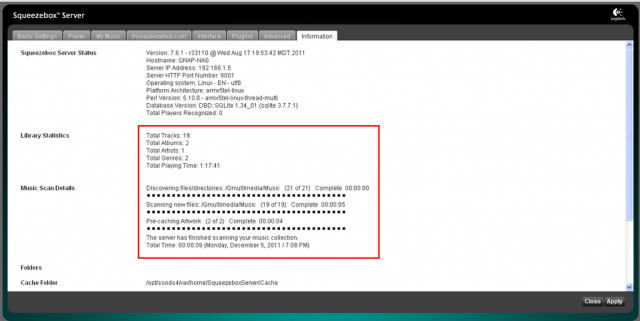 使用 QNAP QPKG 輕鬆上手 Squeezebox Server,聆賞音樂也可以很簡單![適合新手上路使用]