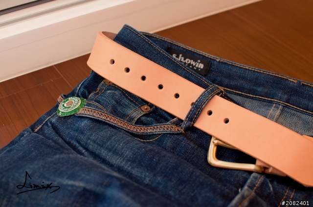 ［開箱］吳豐仁手工原色皮帶