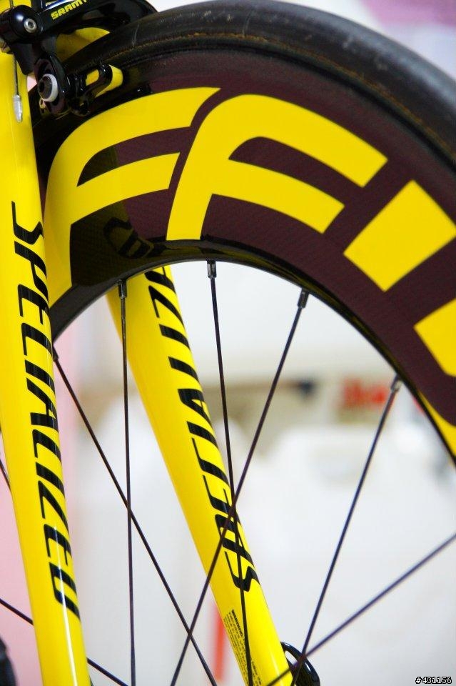 [開箱]  Fabian Cancellara   specialized  環法黃杉專用車