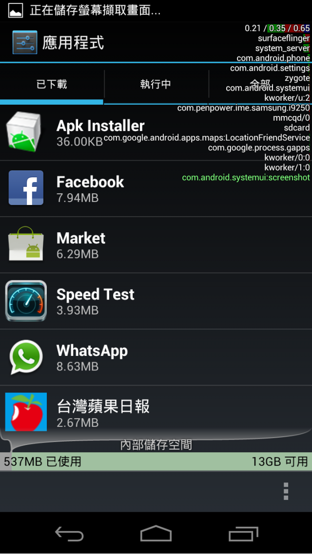 己解決]手機右上方出現不明資料再跑