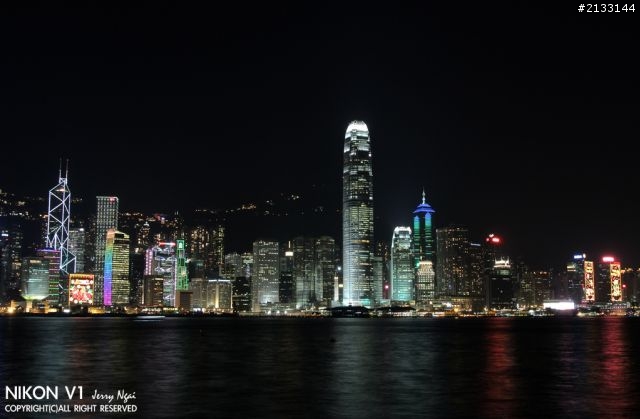 Nikon V1攝下的香港夜景