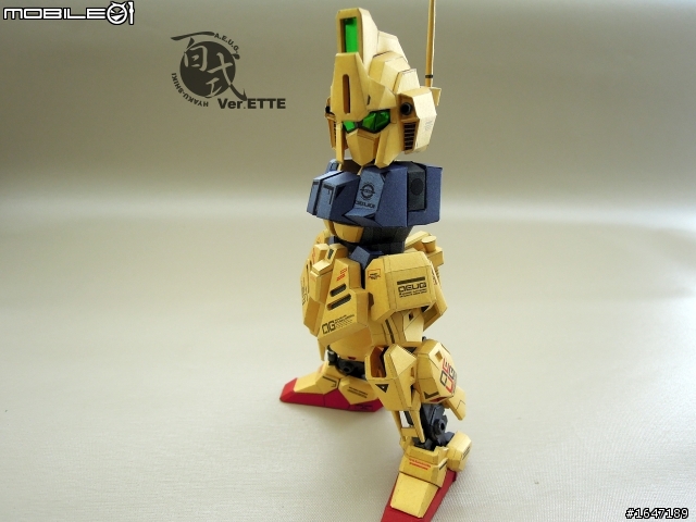 SD MSN-00100 Hyaku Shiki紙模型(未完成)