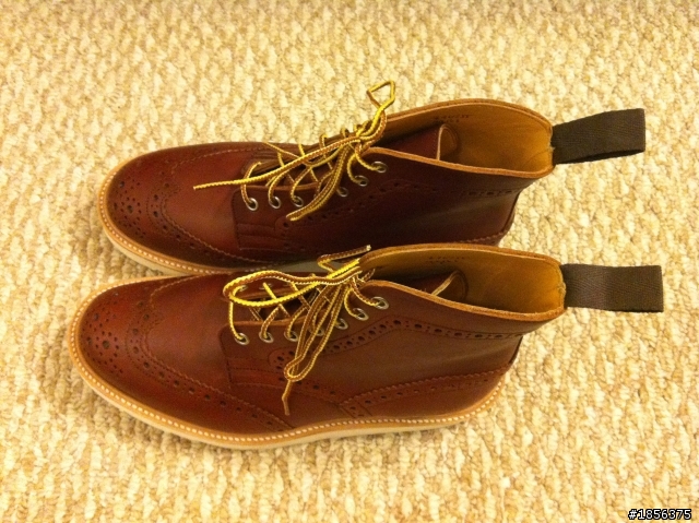[好鞋分享] Tricker's for Present Burgundy Brogue Boots