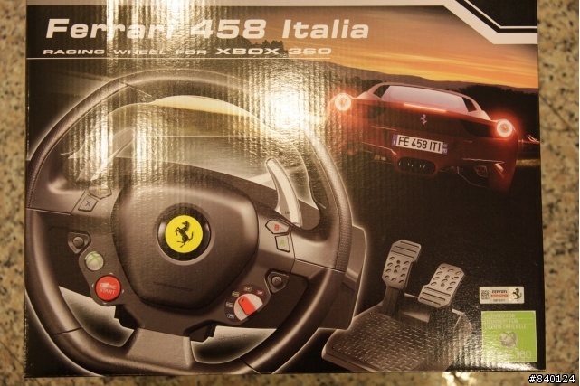 〔小開箱〕買不起法拉利458Italia那買個法拉利458Italia方向盤來玩好了