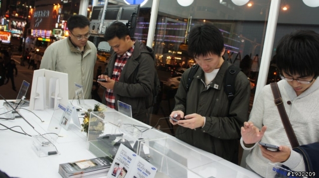 Galaxy Note的體驗屋又出現了！…這一回是在東區的Bistro 98前面！
