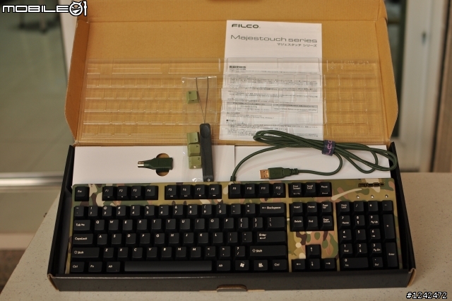 [不專業開箱]FILCO Majestouch 2 Camouflage 迷彩塗裝 青軸英文 機械式鍵盤