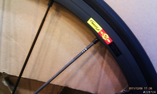 2012 Mavic Ksyrium SLR 消光黑合體