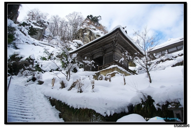 [景點]日本山形:白雪覆蓋的美麗「山寺」