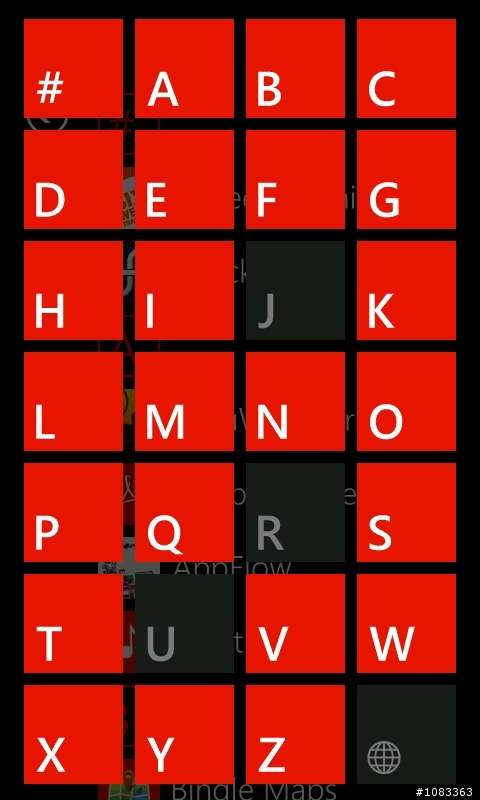 Windows Phone 多圖教學：app列表、聯絡人列表、音樂列表等列表篇。
